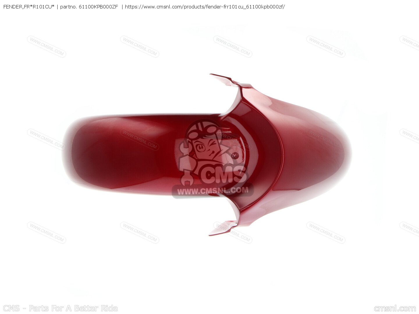 CMS CMS:シーエムエス FENDER，FR*R101CU* CBR1100XX SUPERBLACKBIRD (1) USA HONDA ホンダ