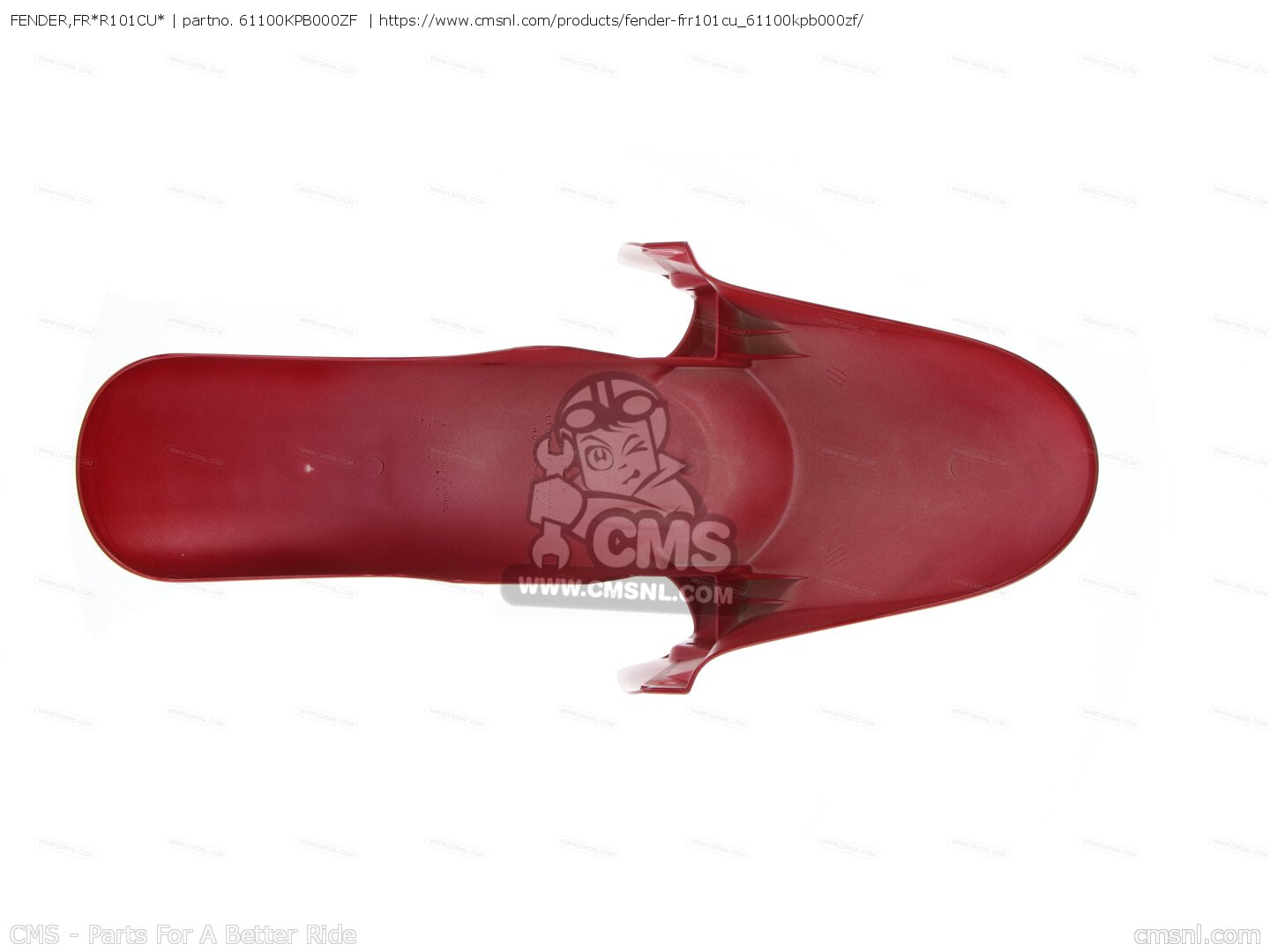 CMS CMS:シーエムエス FENDER，FR*R101CU* CBR1100XX SUPERBLACKBIRD (1) USA HONDA ホンダ