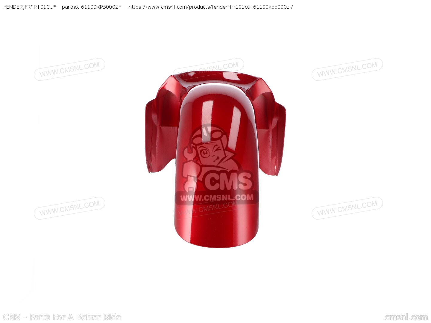 CMS CMS:シーエムエス FENDER，FR*R101CU* CBR1100XX SUPERBLACKBIRD (1) USA HONDA ホンダ