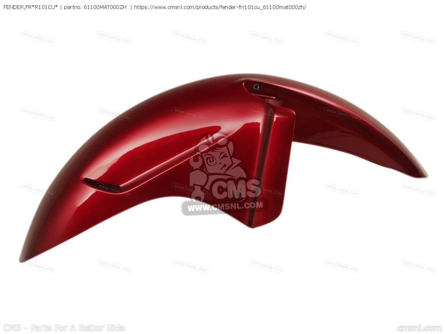 61100MAT000ZH: Fender,fr*r101cu* Honda - buy the 61100-MAT-000ZH at CMSNL