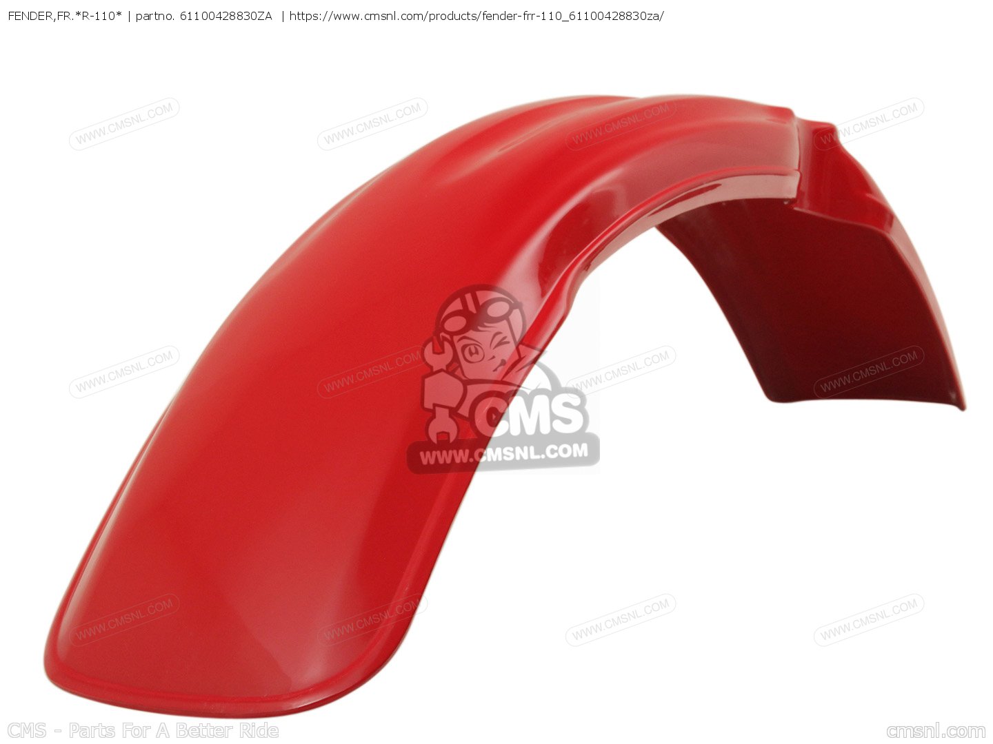 Fender Fr R 61100428830ZA: FENDER,FR.*R-110* Honda - buy the 61100-428-830ZA at CMSNL