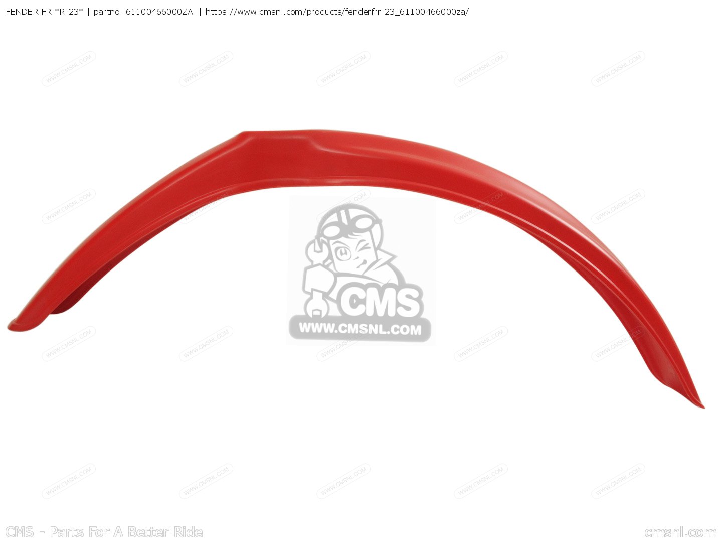 Fender Fr R 61100466000ZA: FENDER.FR.*R-23* Honda - buy the 61100-466-000ZA at CMSNL