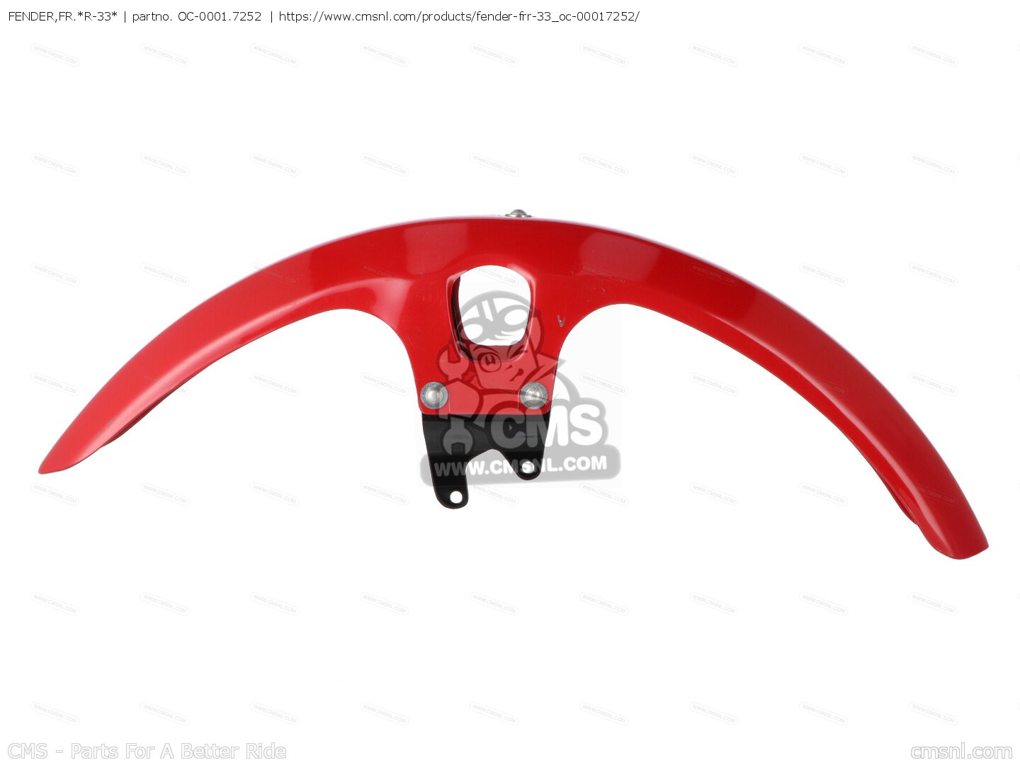 Fender Fr R OC-0001-7252: FENDER,FR.*R-33* Honda - buy the 61100-399-620ZB at CMSNL