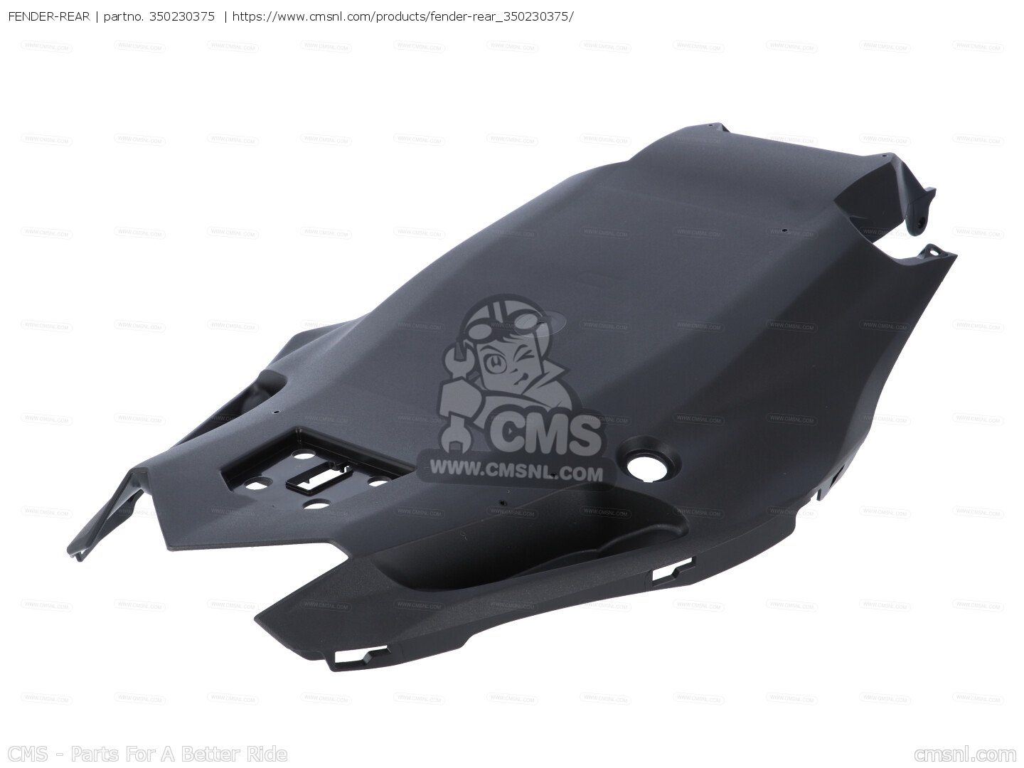 350230375: FENDER-REAR Kawasaki - buy the 35023-0375 at CMSNL