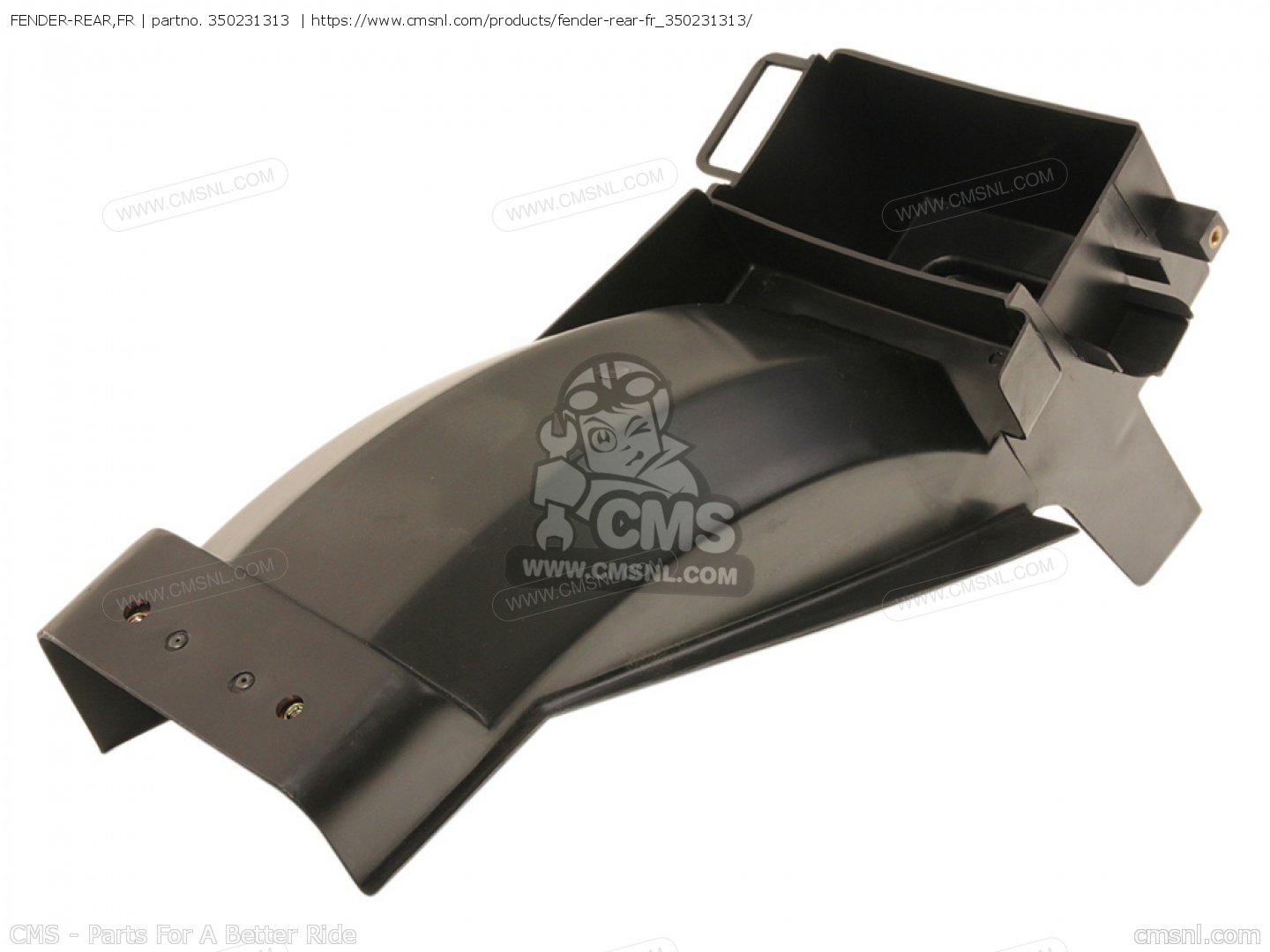 350231313: FENDER-REAR,FR Kawasaki - buy the 35023-1313 at CMSNL