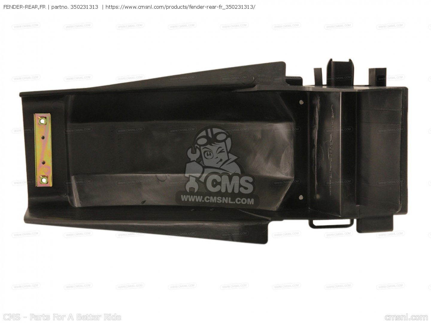 350231313: FENDER-REAR,FR Kawasaki - buy the 35023-1313 at CMSNL