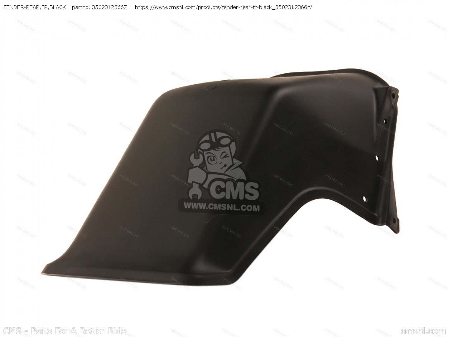 Rearページ FENDER-REAR,FR,BLACK for Kawasaki - order at CMSNL