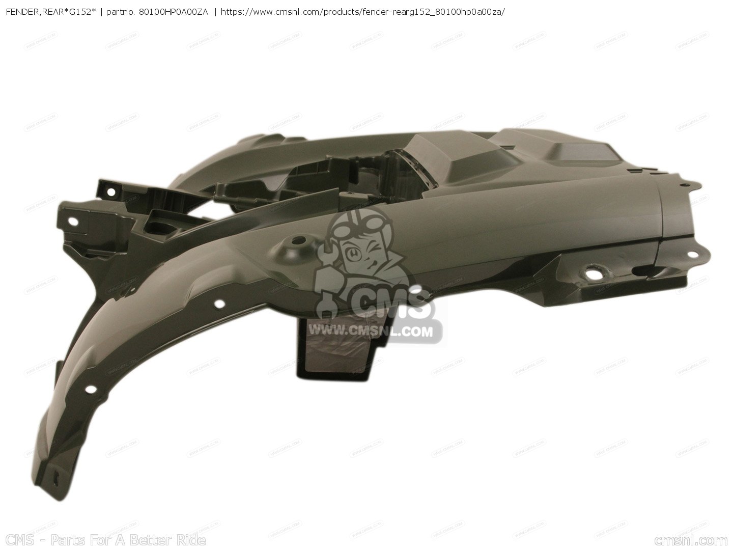 HIMA様　オーダー分 80100HP0A00ZA: FENDER,REAR*G152* Honda - buy the 80100-HP0-A00ZA