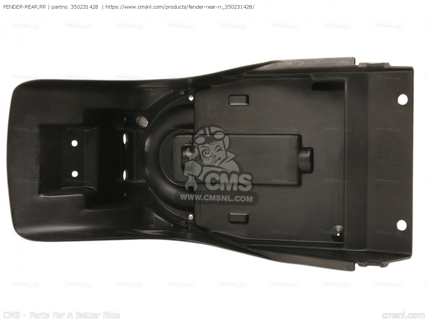 350231428: FENDER-REAR,RR Kawasaki - buy the 35023-1428 at CMSNL