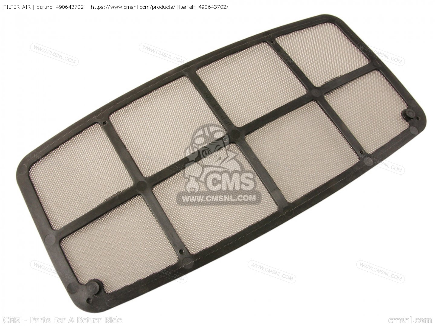 490643702: Filter-air Kawasaki - buy the 49064-3702 at CMSNL