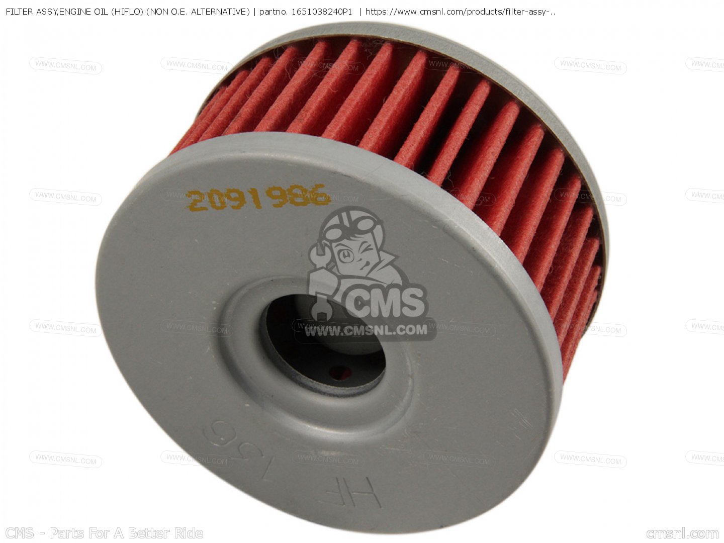 1651038240P1 Filter Assy,engine Oil (hiflo) Suzuki buy the 16510