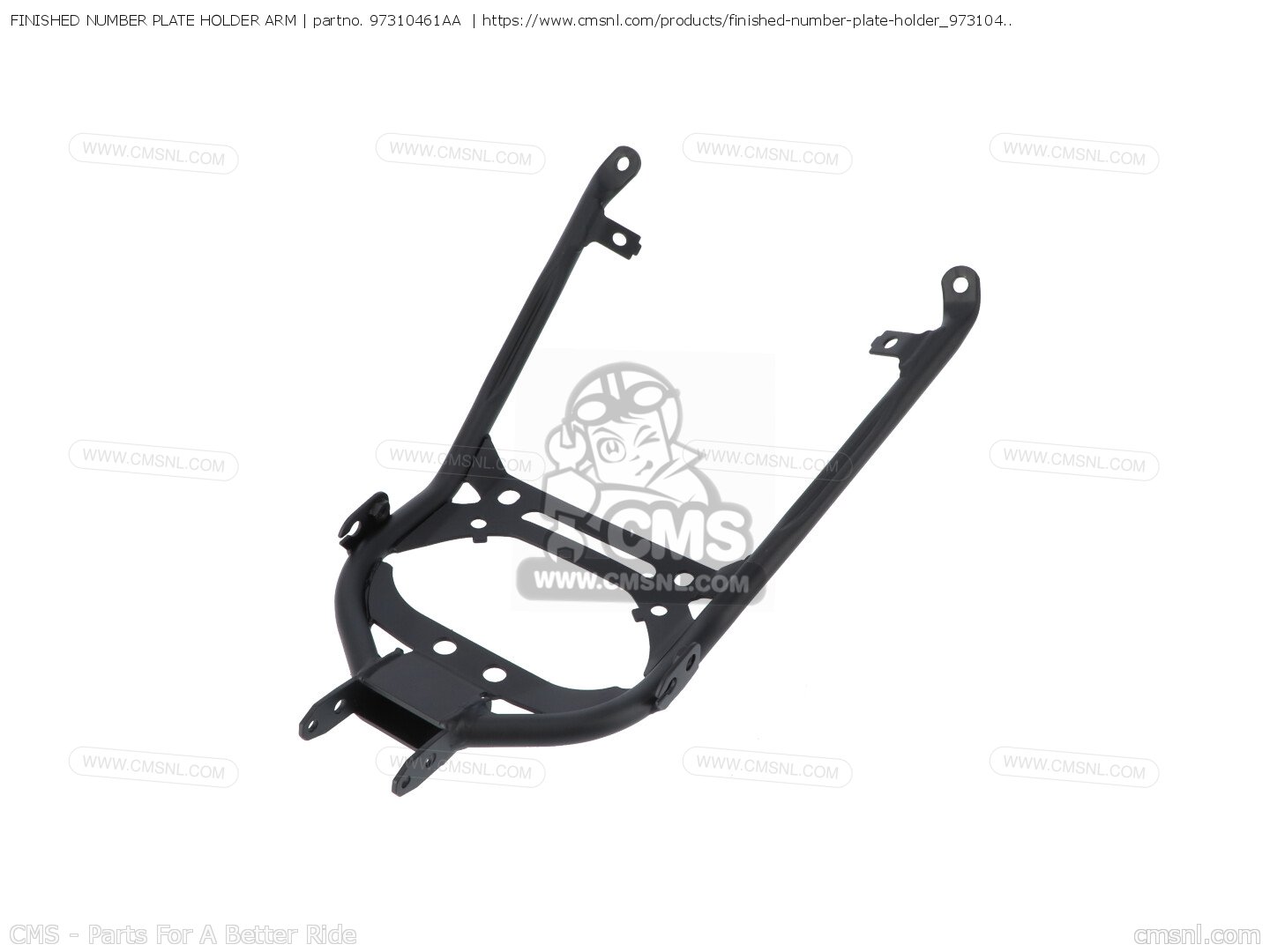 97310461AA Finished Number Plate Holder Arm Ducati buy the