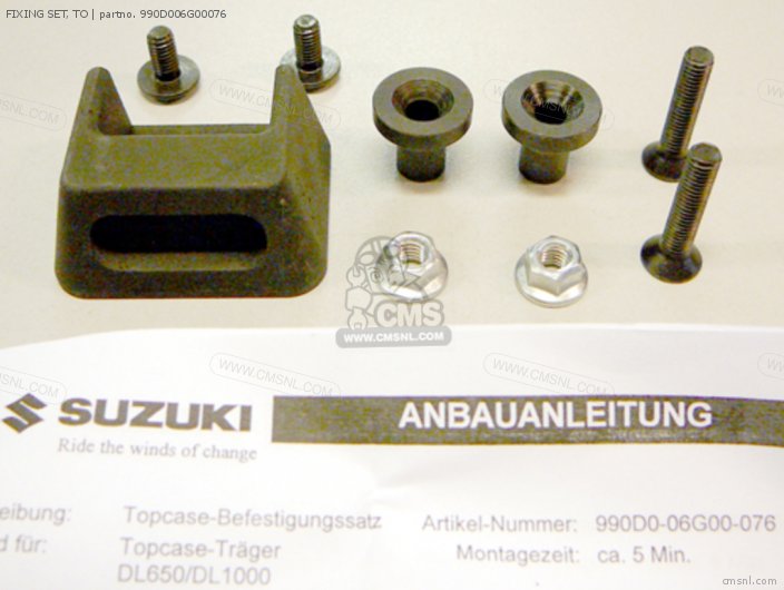 Suzuki FIXING SET, TO 990D006G00076