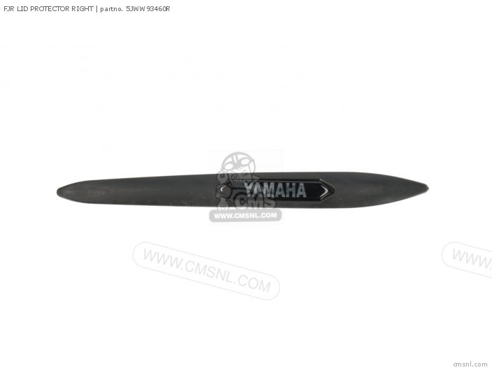 Yamaha FJR LID PROTECTOR RIGHT 5JWW93460R Yamaha FJR LID PROTECTOR RIGHT 5JWW93460R