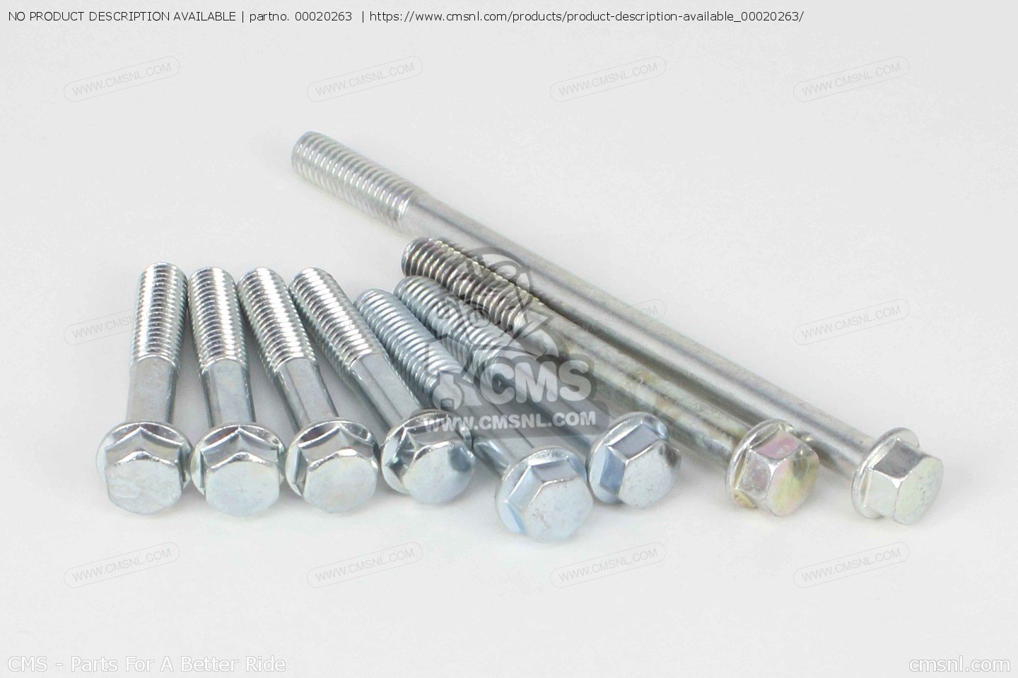 00020263 Flange Bolt Set Takegawa buy the 00020263 at CMSNL