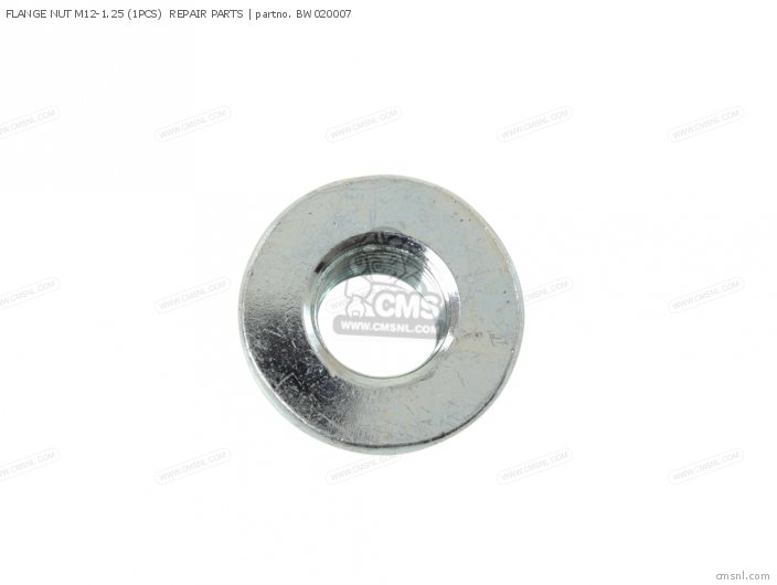 Takegawa FLANGE NUT M12-1.25 (1PCS)  REPAIR PARTS BW020007