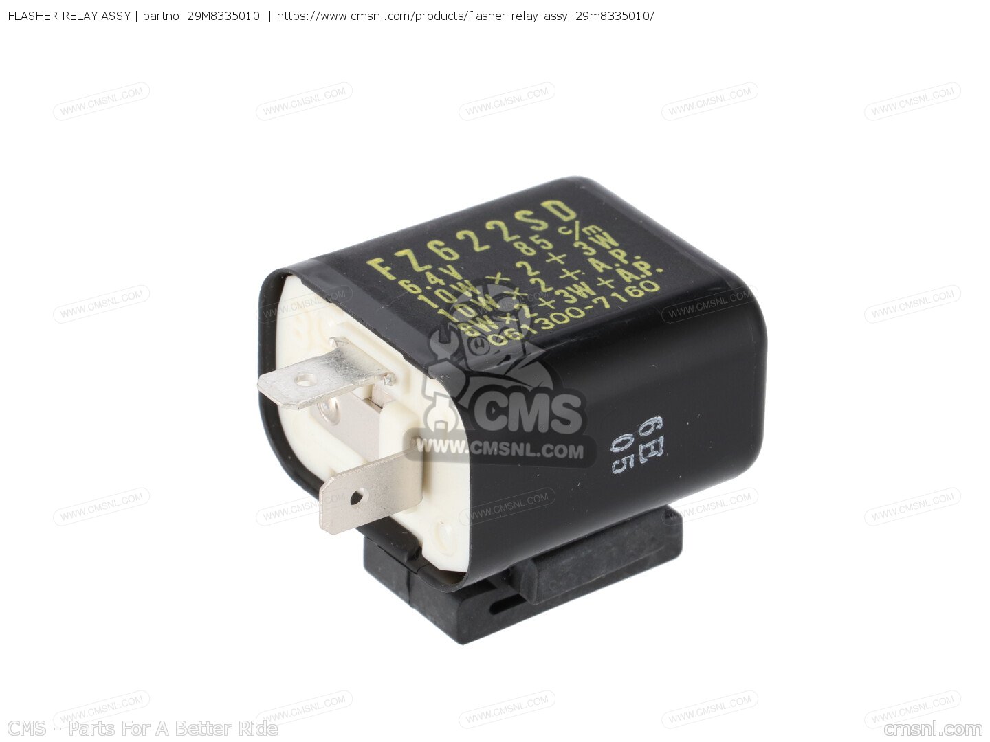 29M8335010: Flasher Relay Assy Yamaha - Buy The 29M-83350-10-00 At CMSNL