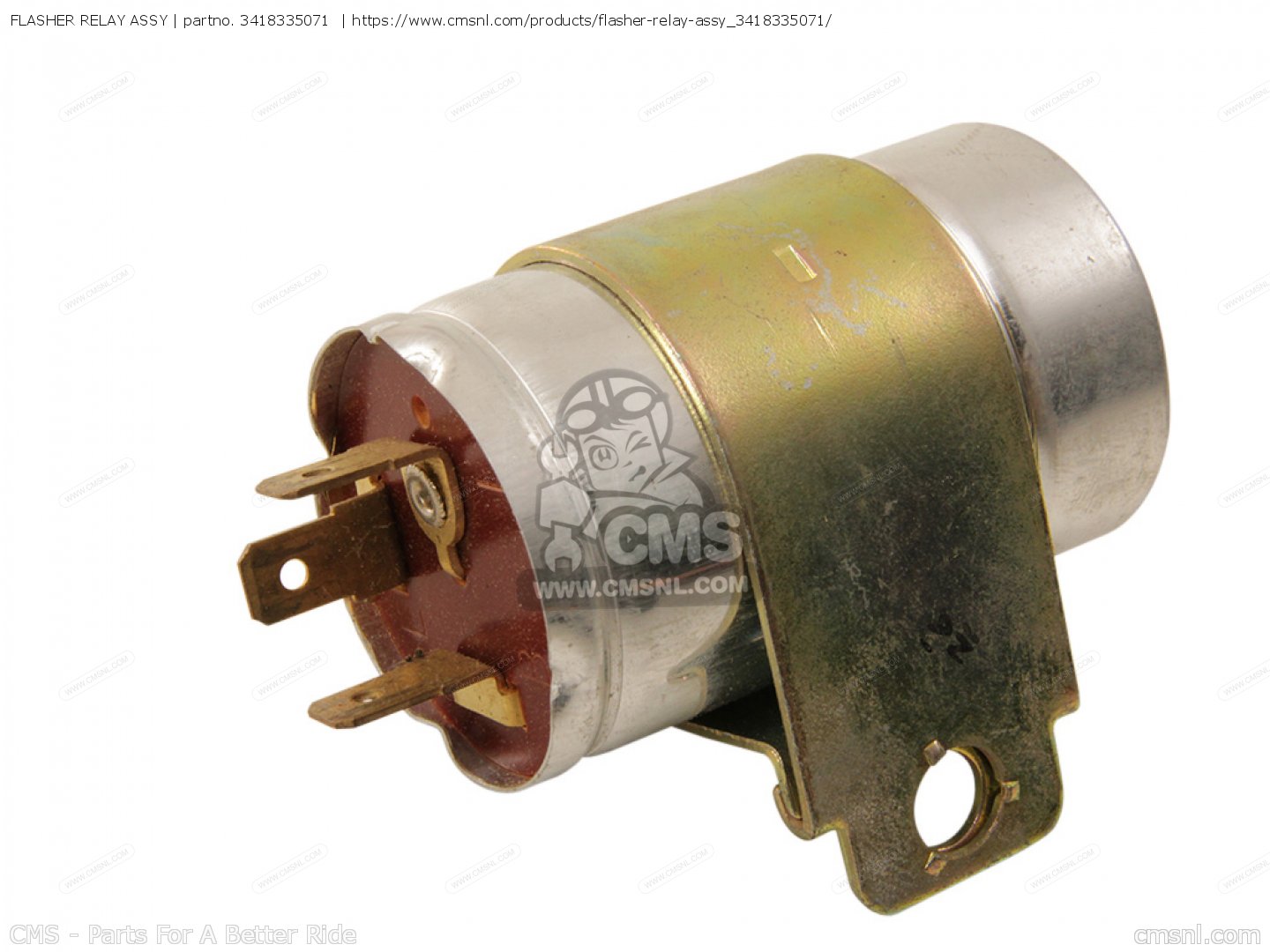 3418335071: Flasher Relay Assy Yamaha - Buy The 341-83350-71 At CMSNL