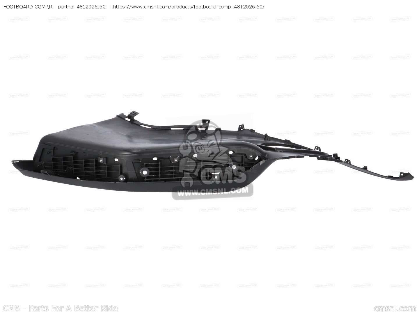 4812026J50: FOOTBOARD COMP,R Suzuki - buy the 48120-26J50 at