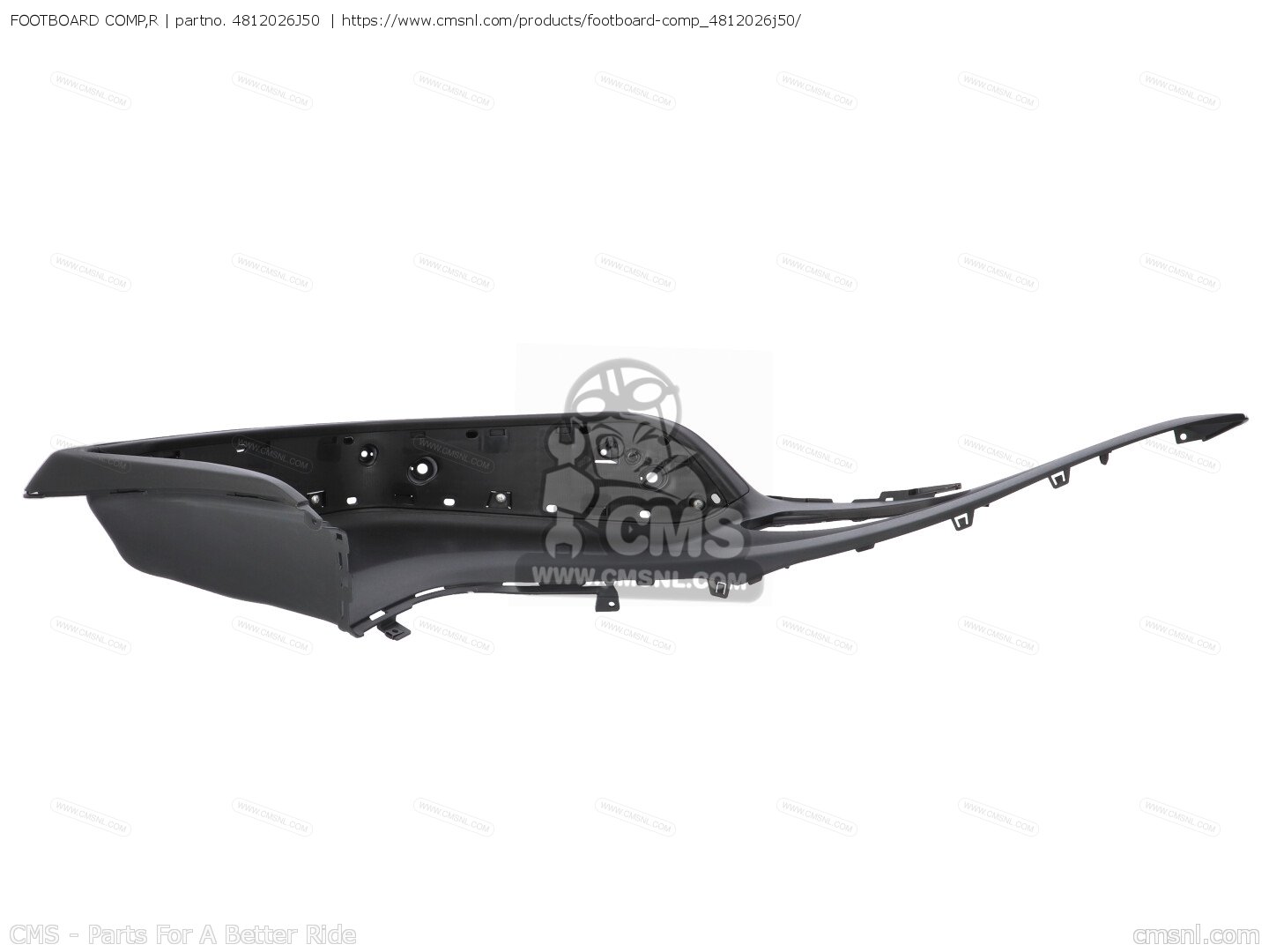 4812026J50: FOOTBOARD COMP,R Suzuki - buy the 48120-26J50 at