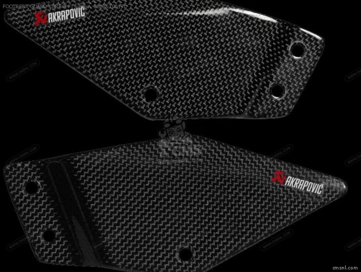 Kawasaki FOOTREST GUARD CARBON 092BST0017L