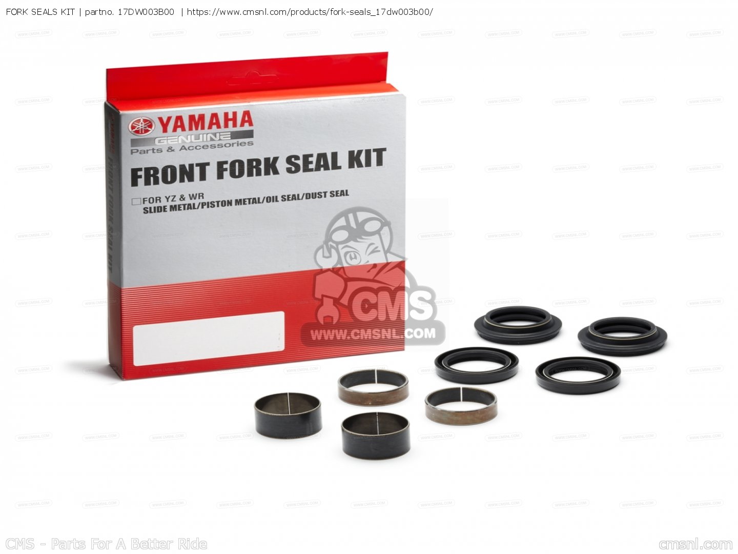 17DW003B00 Fork Seals Kit Yamaha buy the 17DW003B00 at CMSNL