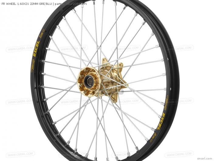 Yamaha FR WHEEL 1,60X21 22MM GRE/BLU 1SLF20537RP1