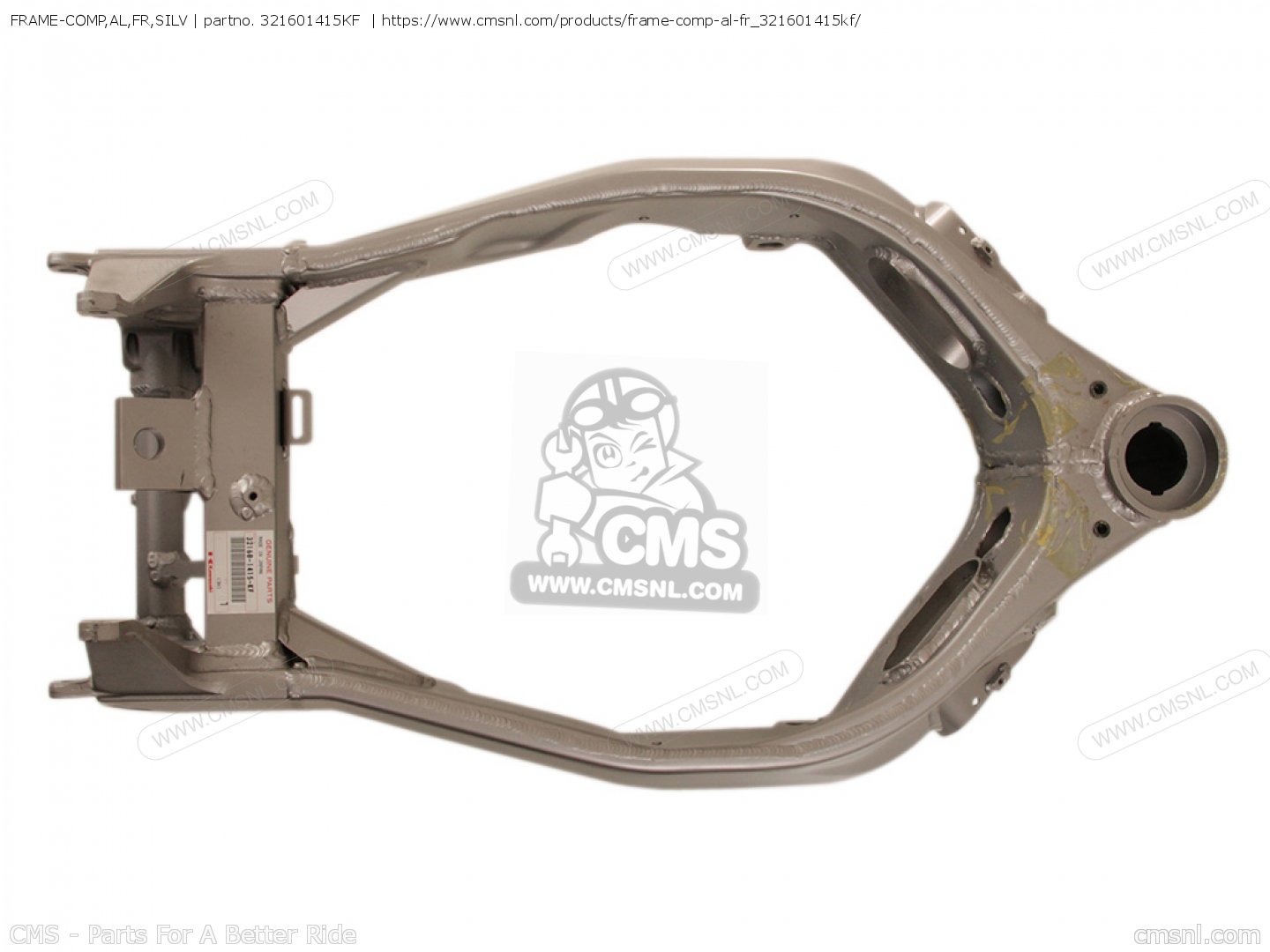 FRAME-COMP,AL,FR,SILV for Kawasaki - order at CMSNL