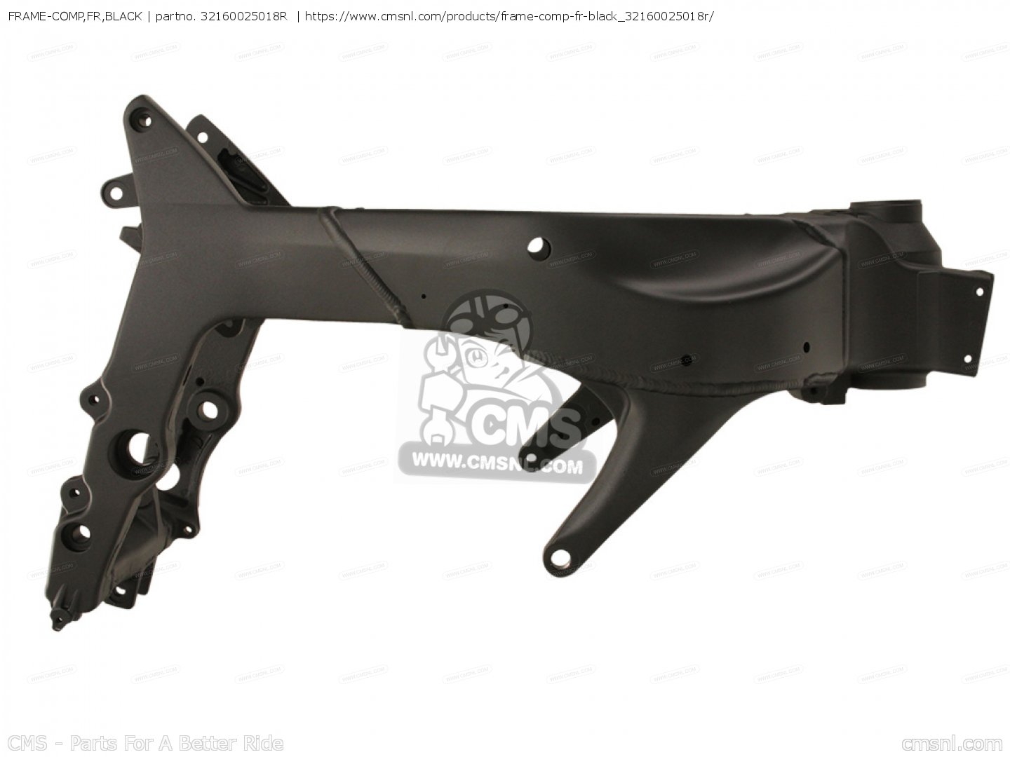 32160025018R: FRAME-COMP,FR,BLACK Kawasaki - buy the 32160