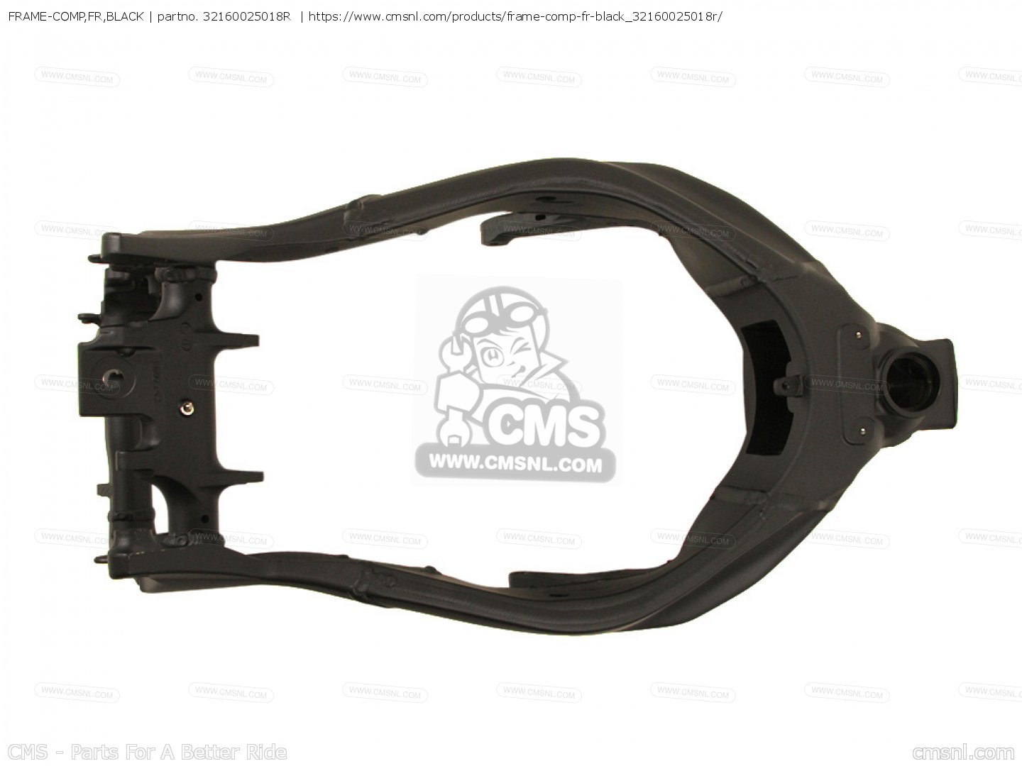 32160025018R: FRAME-COMP,FR,BLACK Kawasaki - buy the 32160
