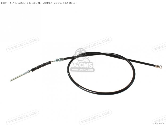 Kitaco FRONT BRAKE CABLE (SPL/150L/BK) MONKEY 9061013151