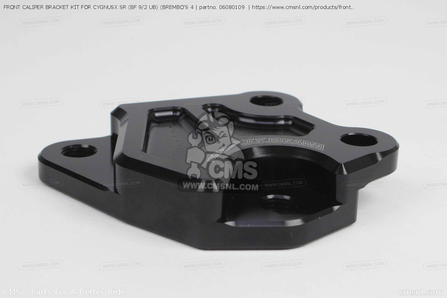 06080109 Front Caliper Bracket Kit For Cygnusx Sr (bf 9/2 Ub) (brembo's 4 Takegawa buy the 06