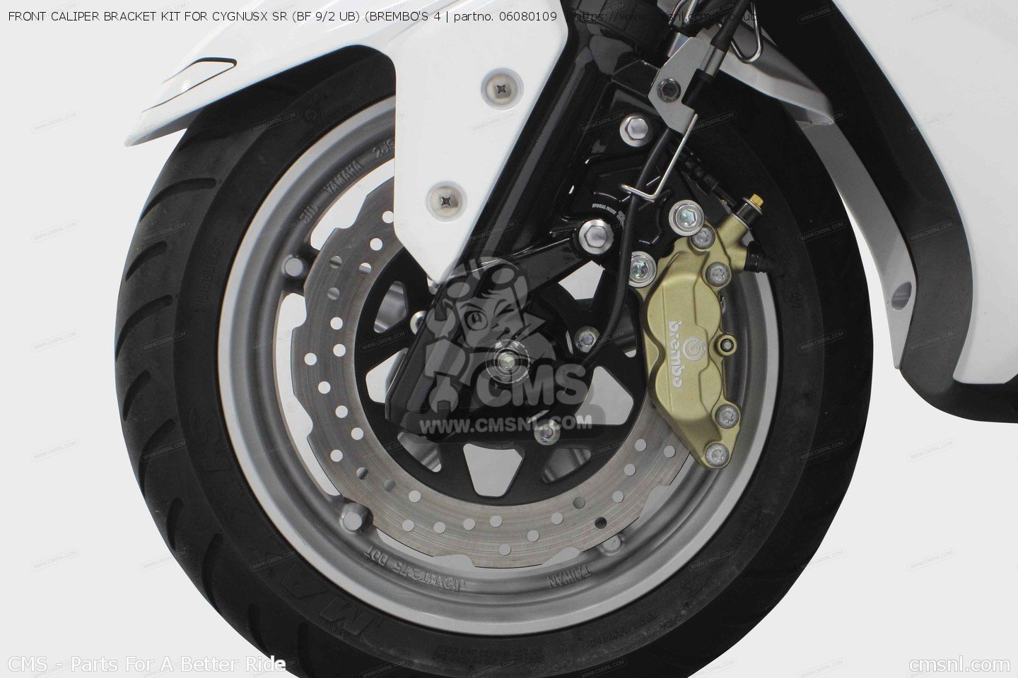 06080109 Front Caliper Bracket Kit For Cygnusx Sr (bf 9/2 Ub) (brembo's 4 Takegawa buy the 06