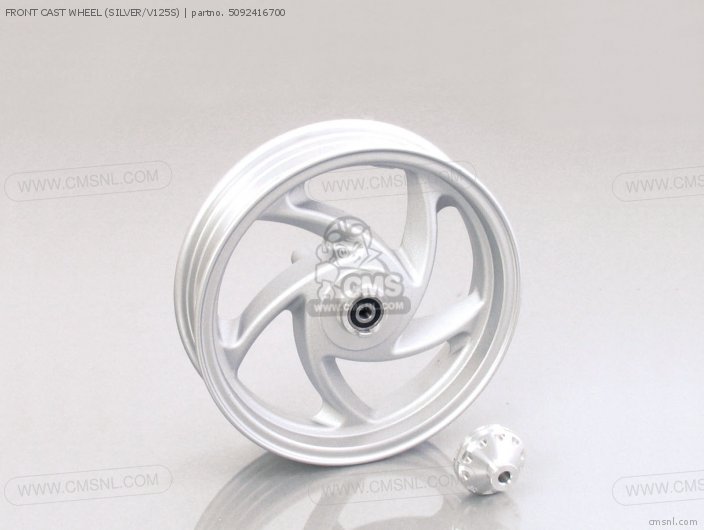 Kitaco FRONT CAST WHEEL (SILVER/V125S) 5092416700