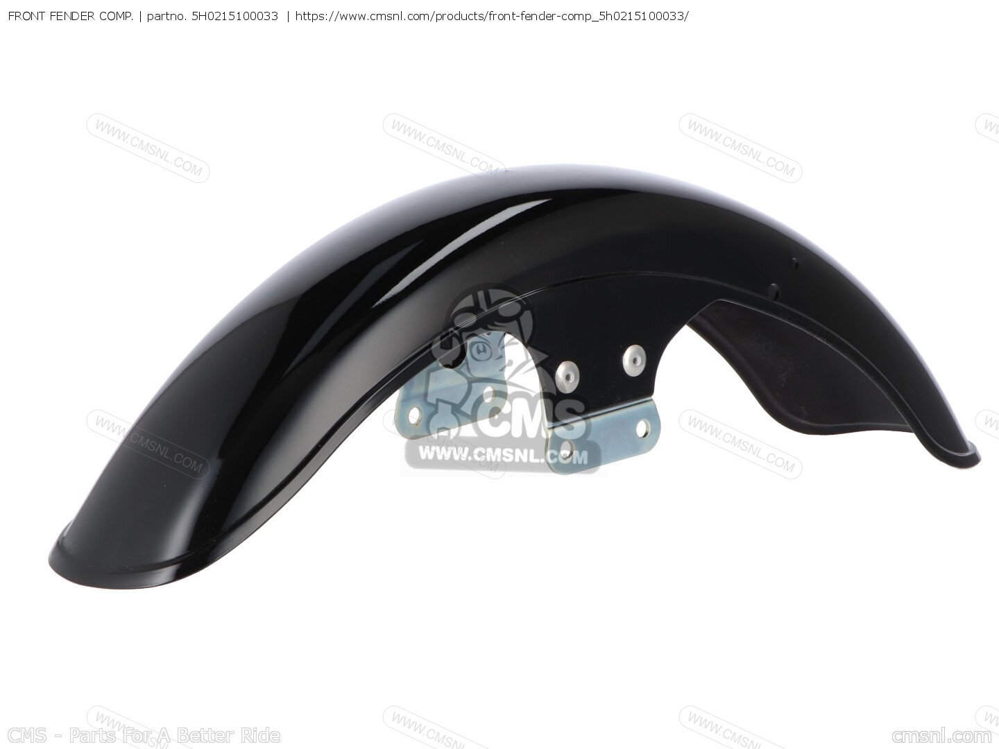 5H0215100033: Front Fender Comp. Yamaha - buy the 5H0-21510-00-33 at CMSNL