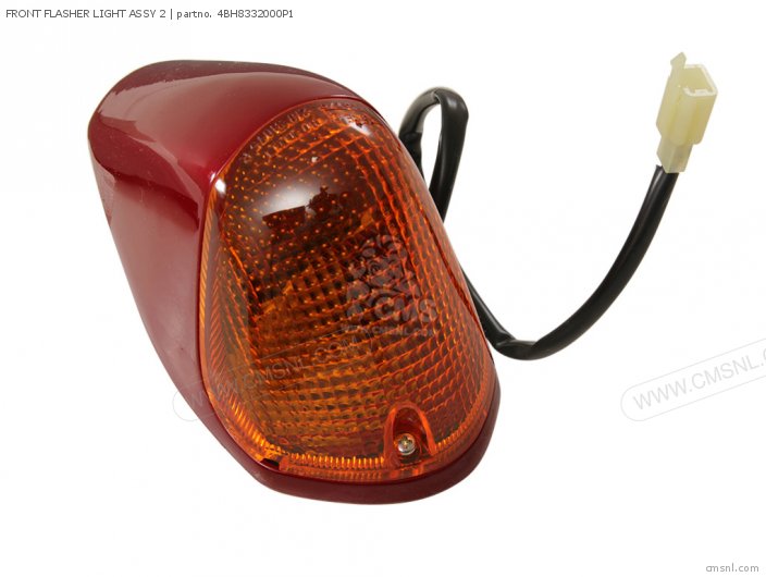 Yamaha FRONT FLASHER LIGHT ASSY 2 4BH8332000P1 Yamaha FRONT FLASHER LIGHT ASSY 2 4BH8332000P1
