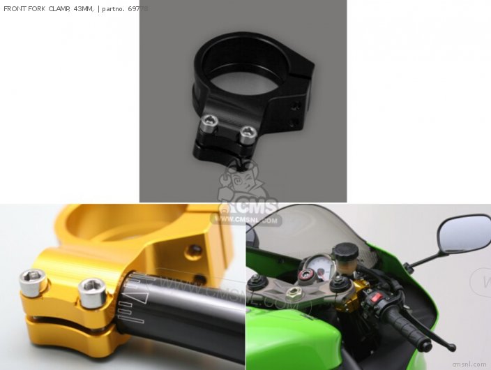 FRONT FORK CLAMP  43MM 