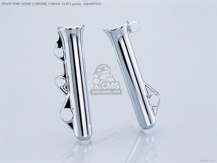 Kitaco FRONT FORK COVER (CHROME) CYGNUS X125 6260407000