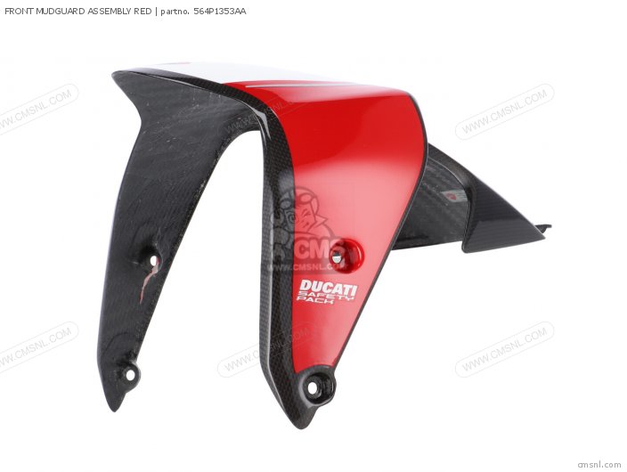 Ducati FRONT MUDGUARD ASSEMBLY RED 564P1353AA