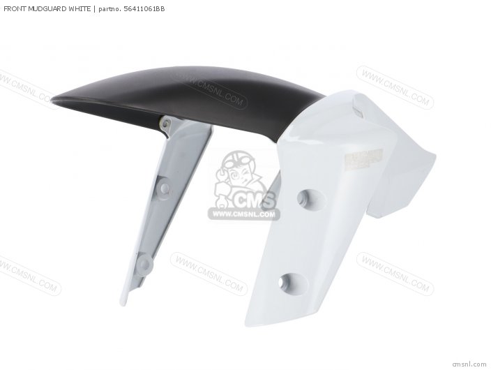 Ducati FRONT MUDGUARD WHITE 56411061BB