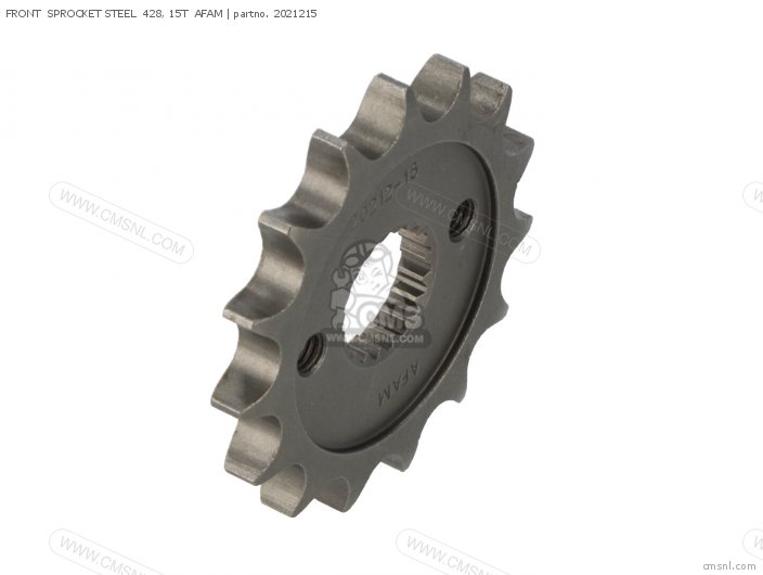 AFAM FRONT SPROCKET STEEL 428, 15T 2021215