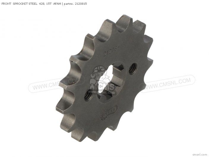 AFAM FRONT SPROCKET STEEL 428, 15T 2120815