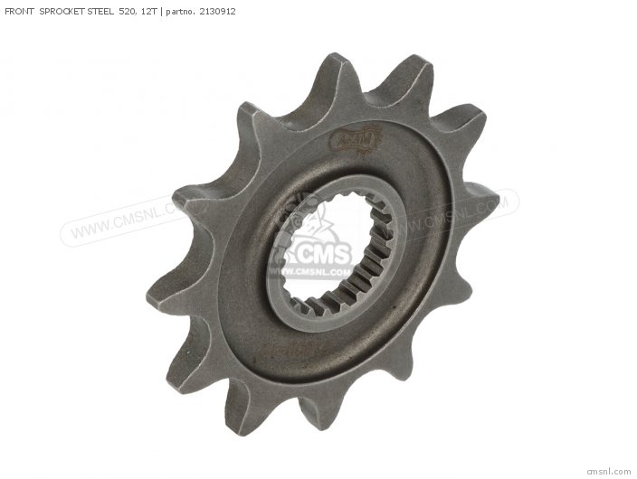 AFAM FRONT SPROCKET STEEL 520, 12T 2130912 AFAM FRONT SPROCKET STEEL 520, 12T 2130912