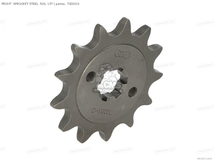 AFAM FRONT  SPROCKET STEEL  520, 13T 7320313