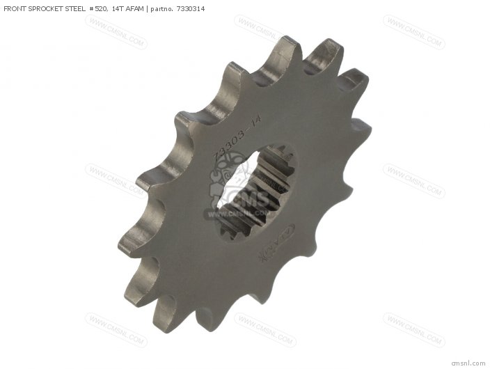 AFAM FRONT  SPROCKET STEEL  520, 14T 7330314