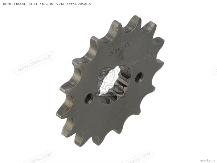 AFAM FRONT  SPROCKET STEEL  520, 15T 2051015