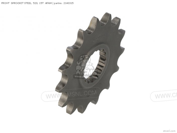 AFAM FRONT  SPROCKET STEEL  520, 15T 2140315