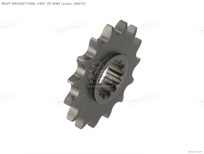 AFAM FRONT SPROCKET STEEL 525, 15T 2060715 AFAM FRONT SPROCKET STEEL 525, 15T 2060715