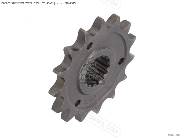 AFAM FRONT SPROCKET STEEL 525, 15T 5261315 AFAM FRONT SPROCKET STEEL 525, 15T 5261315