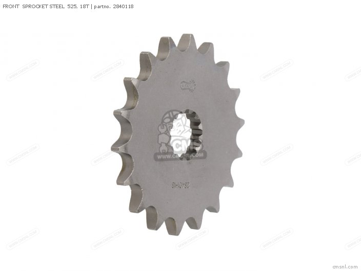 AFAM FRONT  SPROCKET STEEL  525, 18T 2840118